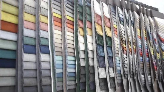 Linen Look Sofa Upholstery Jacquard Fabric Classic Furniture Fabric Home Textile