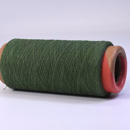 Fil de mélange mélangé en soie Supima Cottonspun