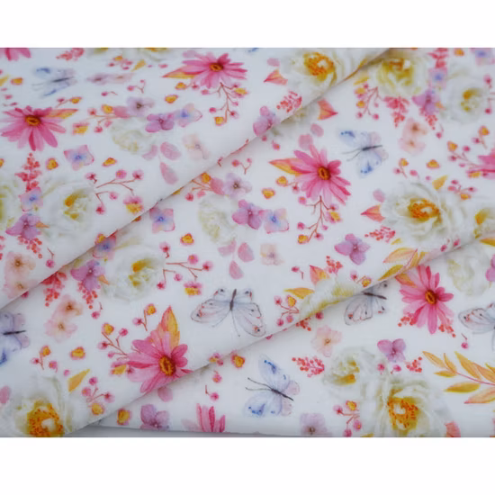 2021 Nouveaux produits Matériaux Tissu imprimé personnalisé Soie Tissu de velours en ligne