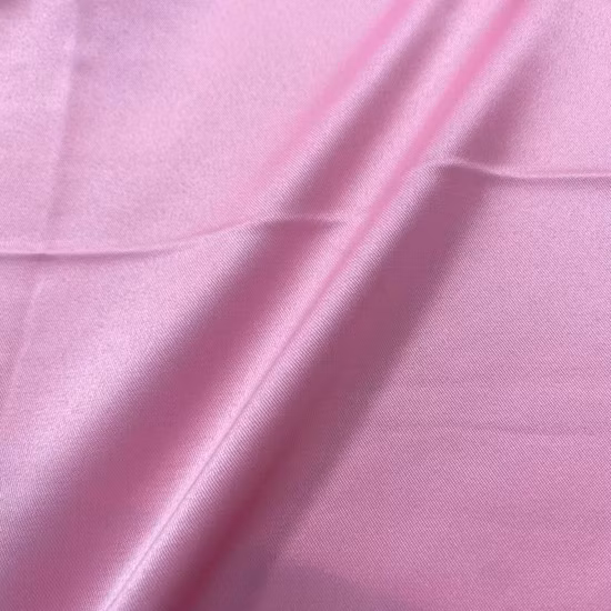 Tn Textile Polyester imitation soie tissu tissu satiné extensible pour femmes robe et vêtement